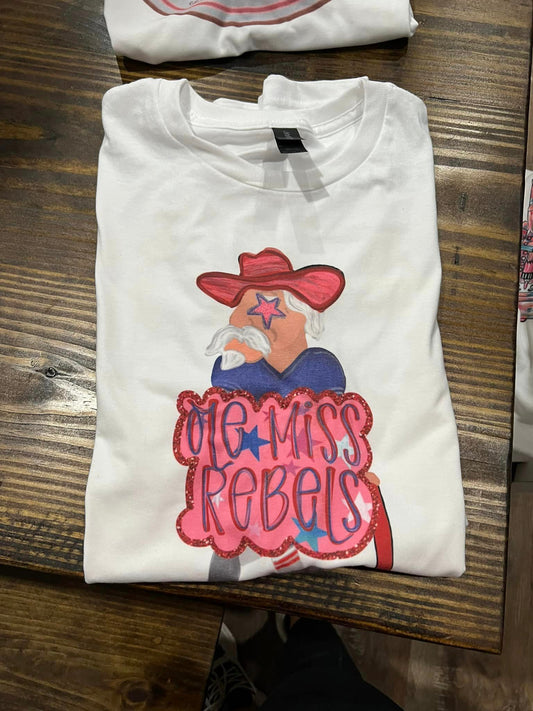 Glitter Ole Miss Rebels